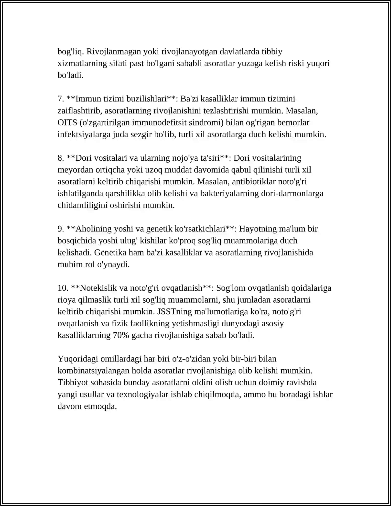 IN'YAKSIANING ASORATLARI VA ULARNING OLDINI OLISH 4
