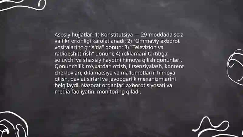 O'zbekistonda ommaviy axborot vositalarining tarixiy rivojlanishi 4