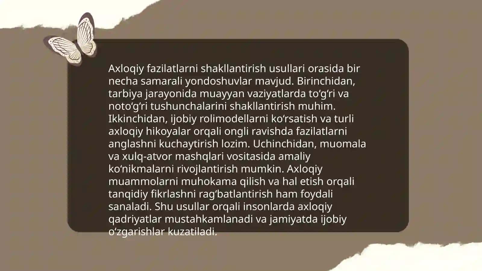 Qobusnoma asarida barkamol inson tarbiyasida qoʻllaniladigan metod va usullarning ifodalanishi 4