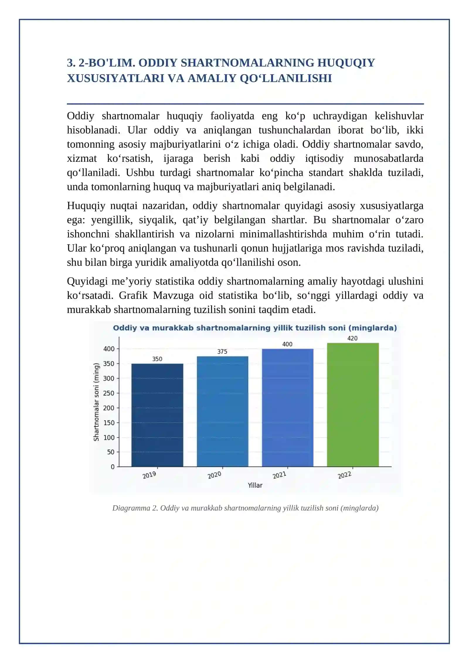 Shartnomalarning turlari: oddiy va murakkab shartnomalarning huquqiy tahlili 4