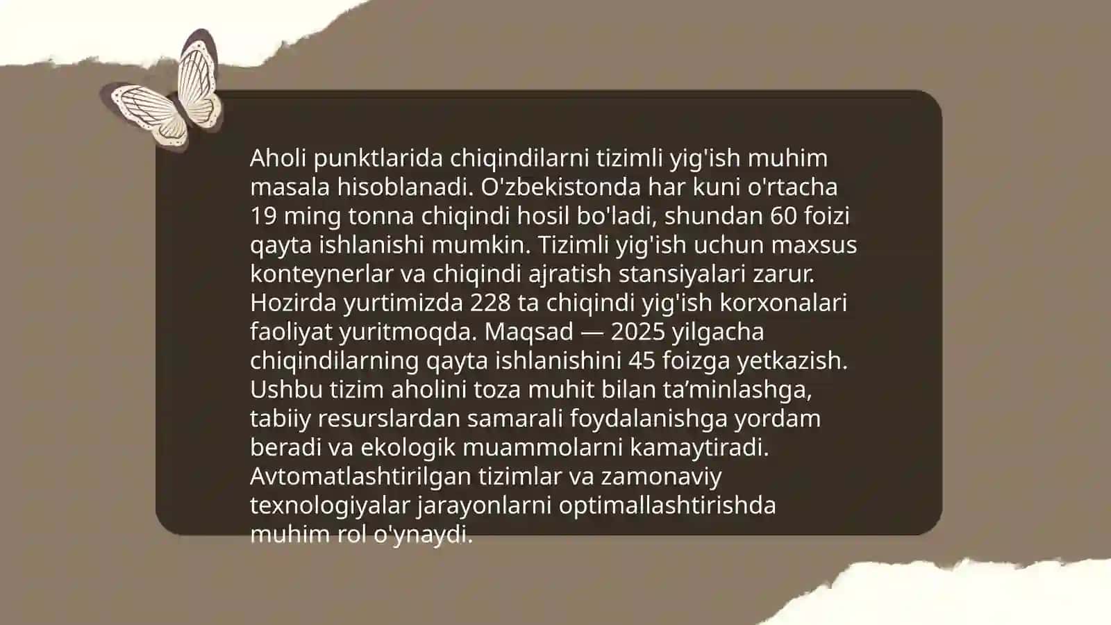 Qattiq chiqindilardan atrof muhitni himoya qilish va tuproq degradatsiyasi 4