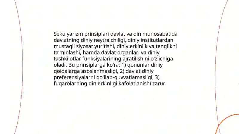 Diniylik va dunyoviylik 4