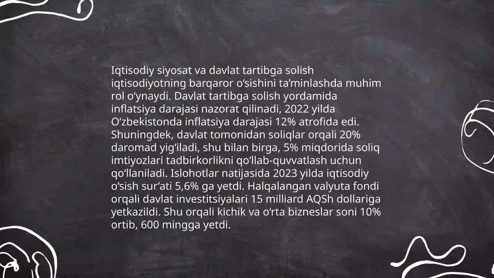 Iqtisodiy o‘sishni davlat tomonidan tartibga solish 4
