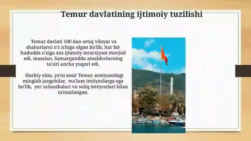 Amir Temur hayoti va davlat boshqaruvi 4