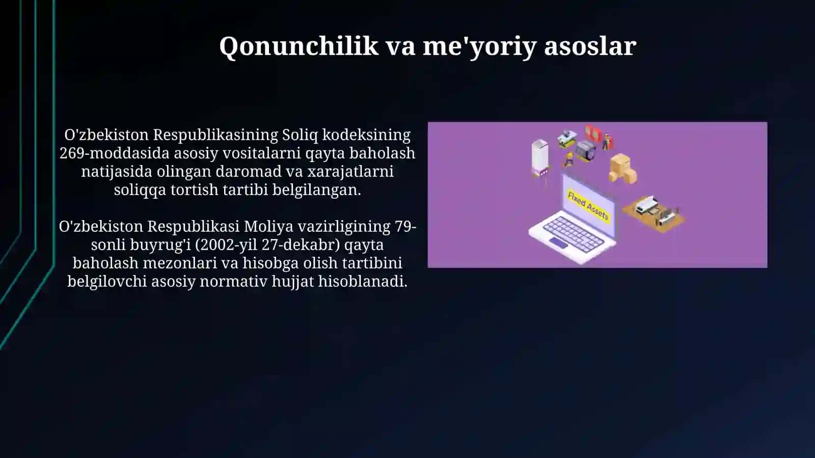 Asosiy vositalarni qayta baholash 4