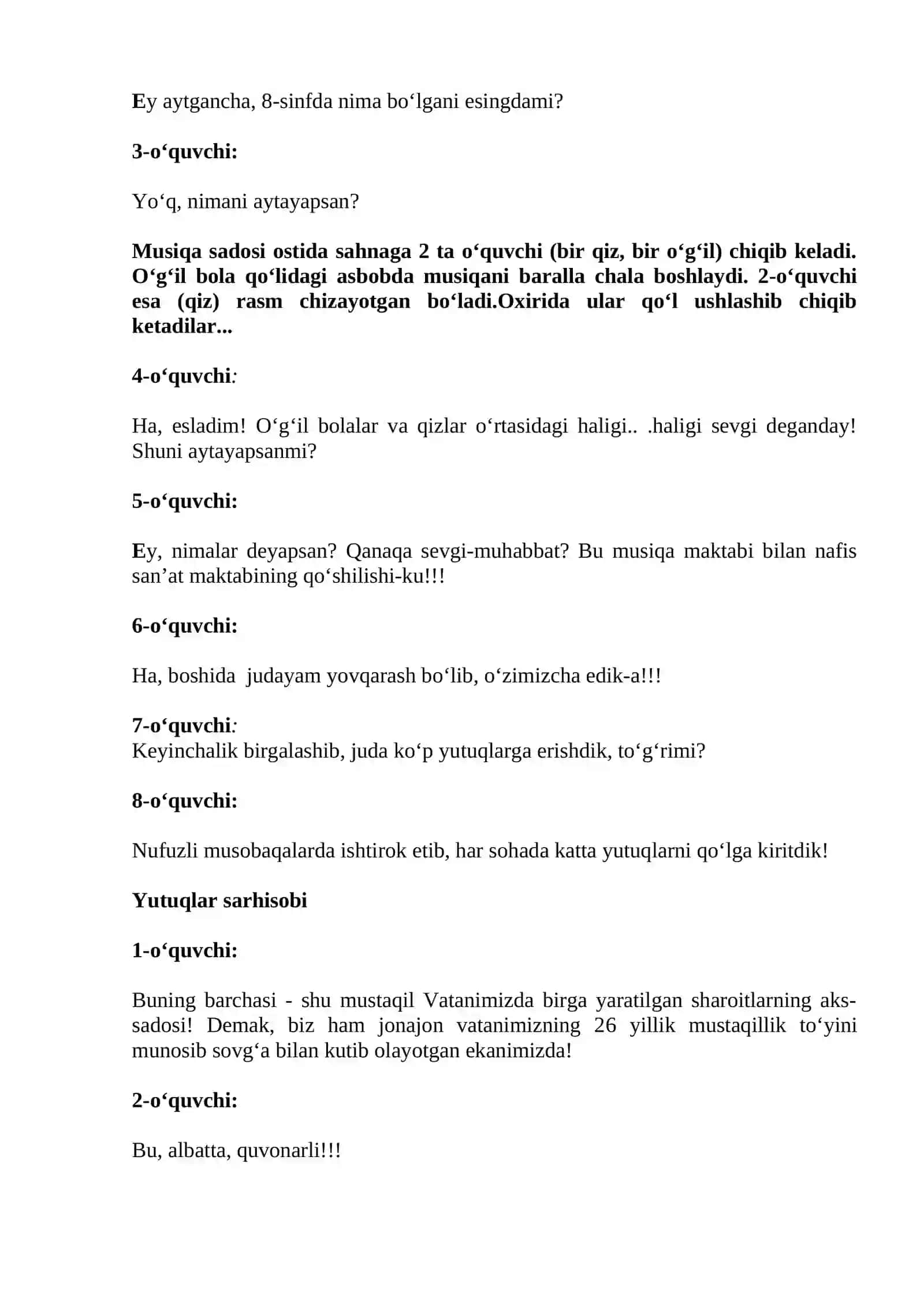 “Oq yo‘l bitiruvchi” tadbir ssenariysi 4
