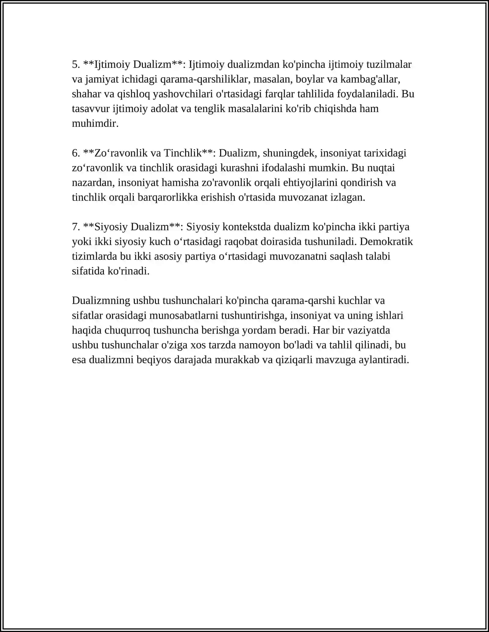 INSONNI TUSHUNISHGA DUALIZM VA MONIZM NUQTAI NAZARIDAN YONDASHUV 4