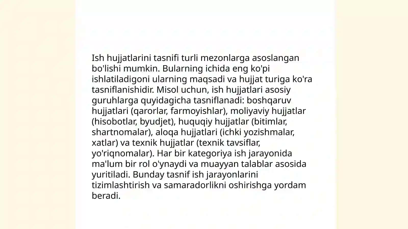 O'zbekiston Respublikasida hujjatchilikning takomillashuvi 4
