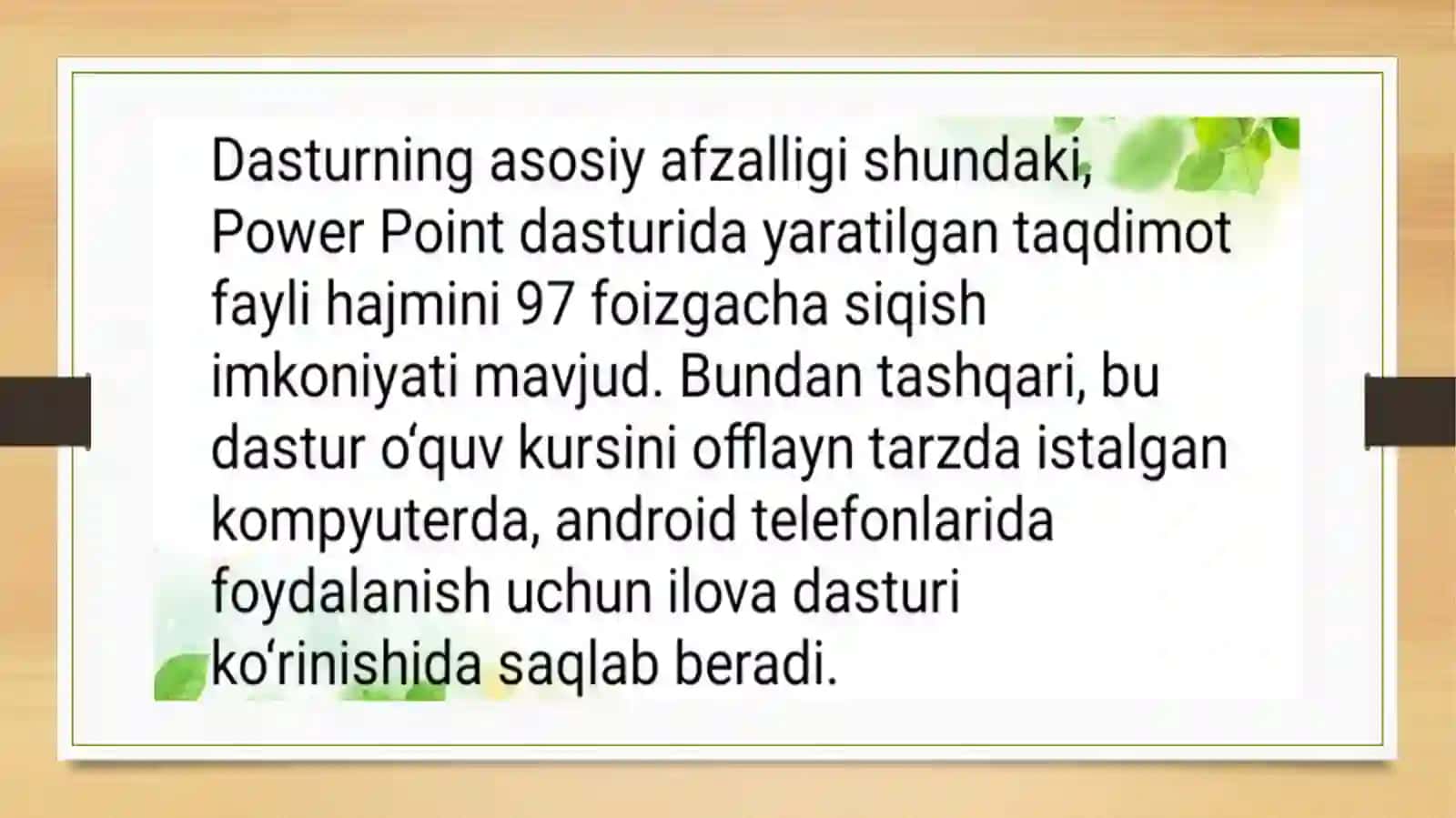 axborot texnologiyalari fanidan 20-mustaqil talimi 4