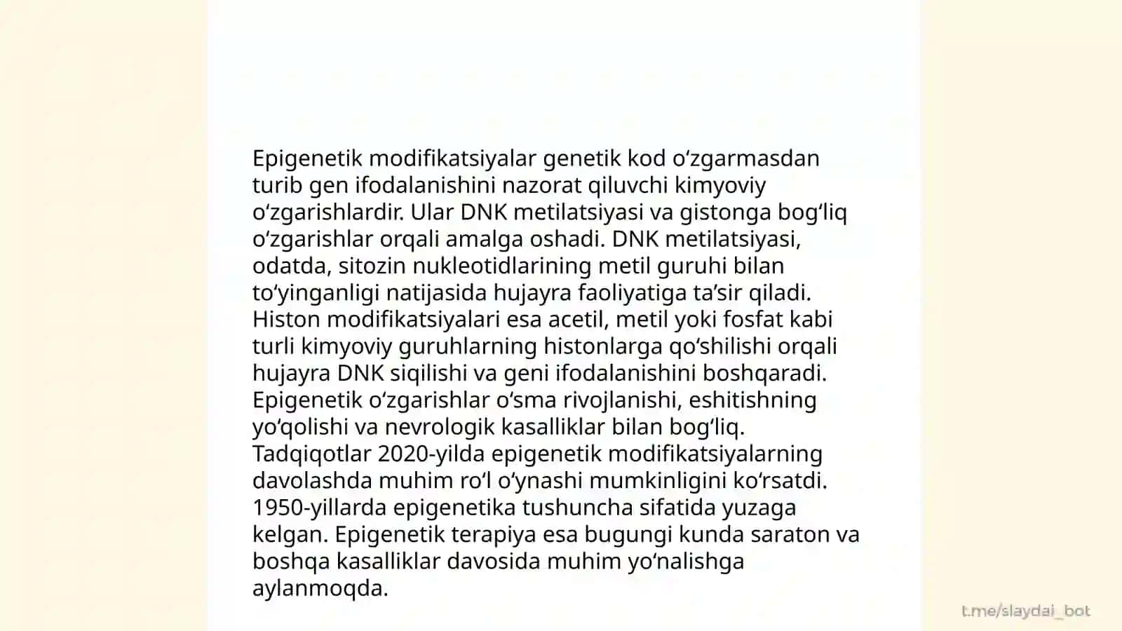 Erta bolalar autizmining potogenetik mexanizmlari 4