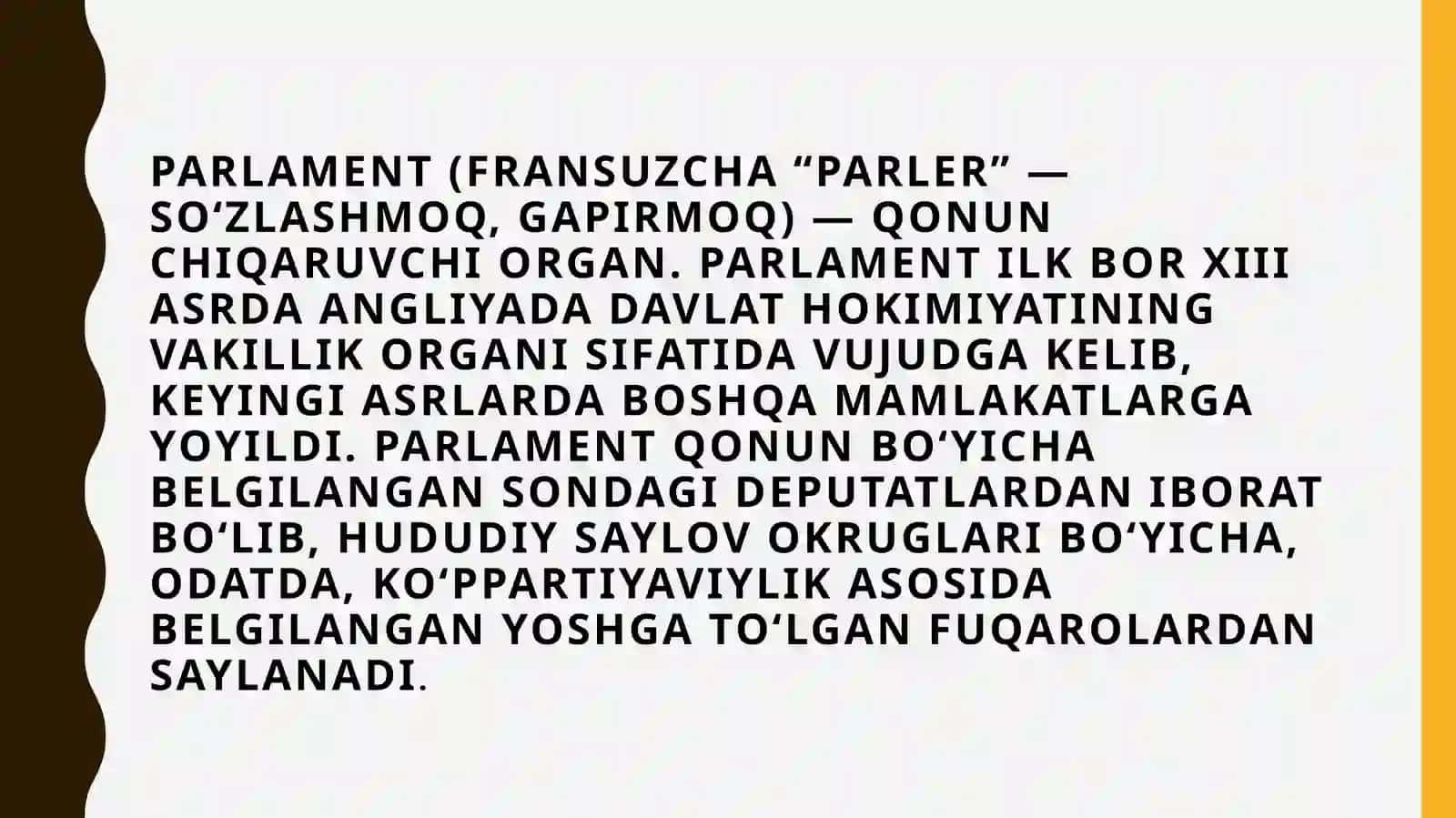 Parlament va uning tuzilishi 4