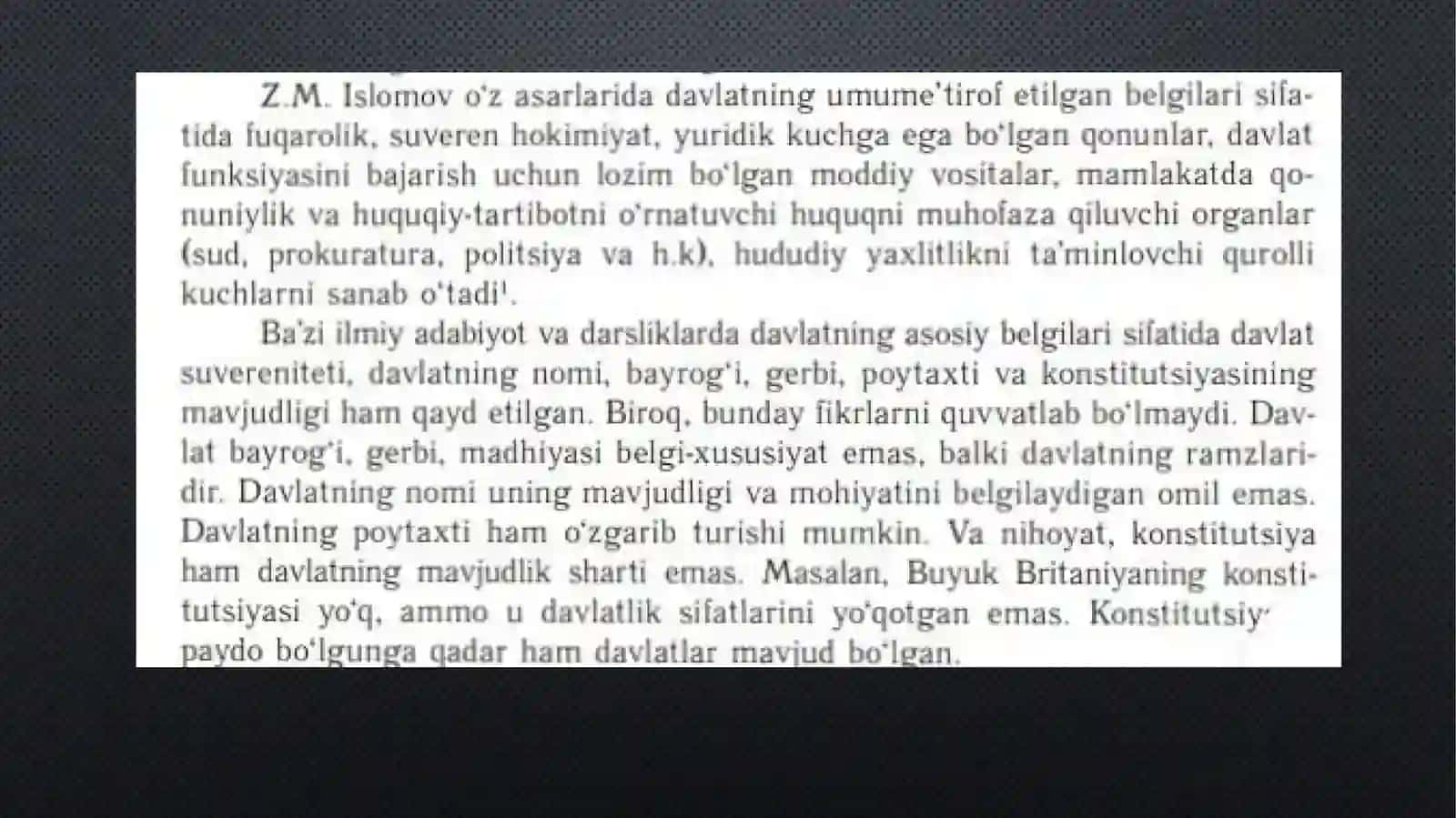 Qmu yurisprudensiya yo’nalishikechki 1 b talabasi alijonov islomning davlat va huquq nazariyasi fanidan slayd ishi 4