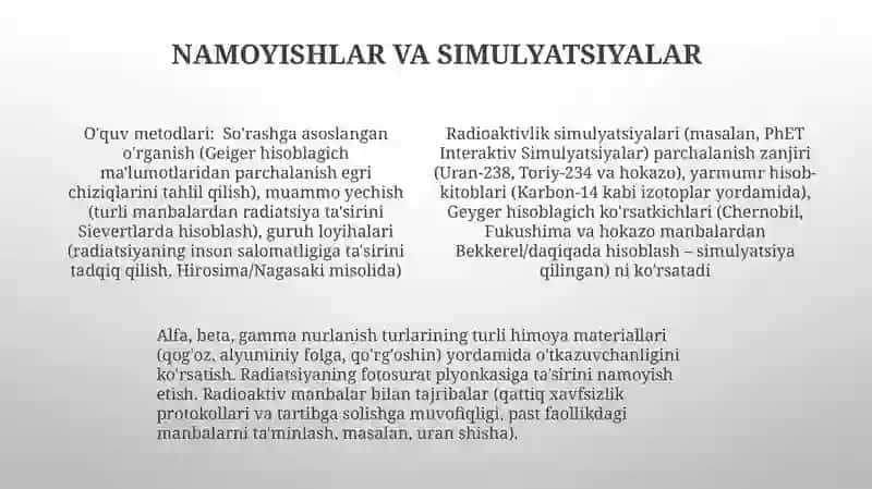 Radioktivlik xodisasi mavzusi darslik 4