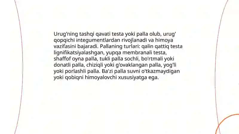 Urug' va mevaning tuzilishi 4