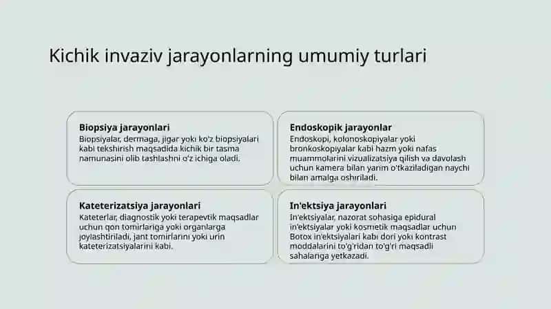Xirurgiyada kichik invaziv aralashuvlar 4