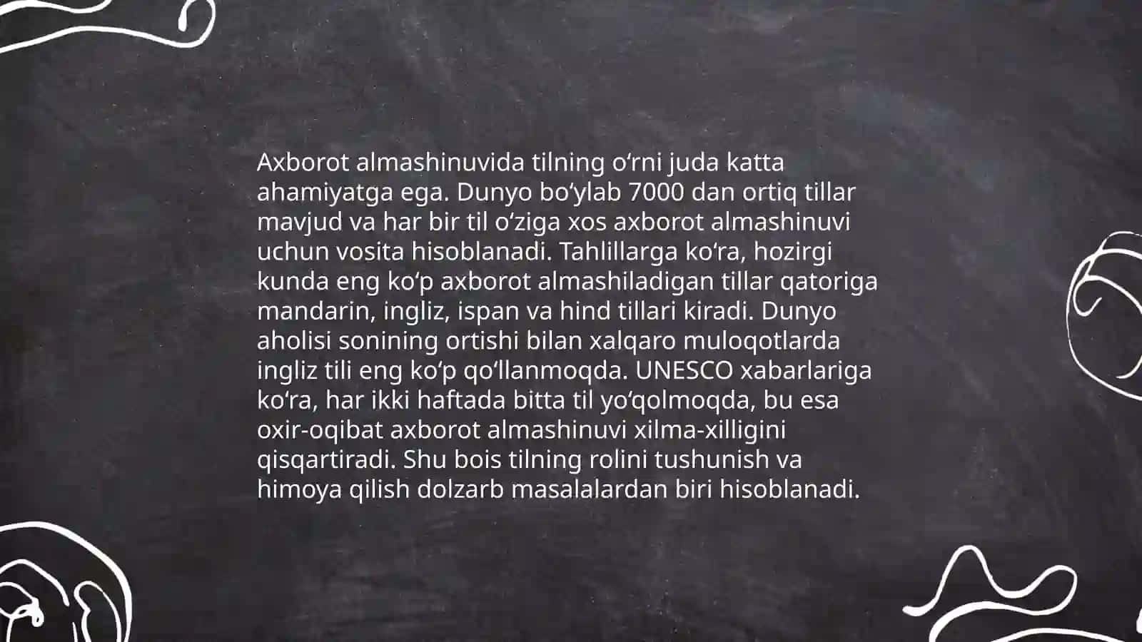 Axborot almashinuvining kommunikativ xususiyati 4