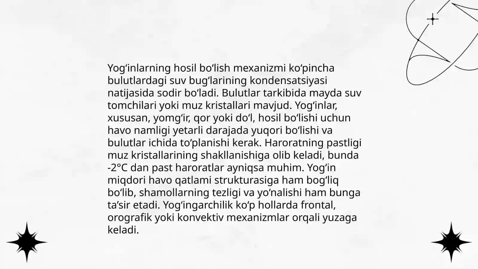 Atmosfera yogʼinlari va ularning yer ustida taqsimlanishi 4