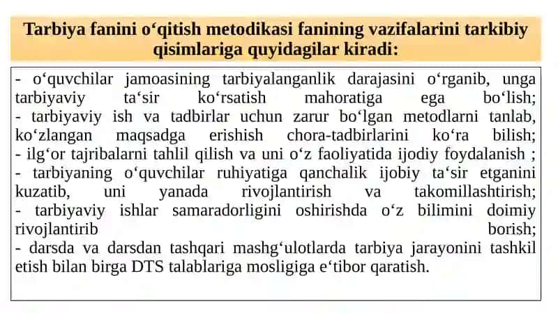 Tarbiyafaninio‘qitishmetodikasi 4