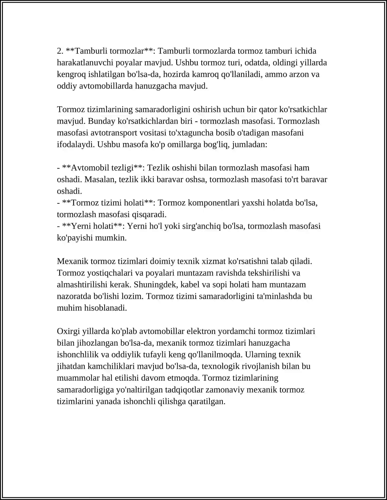 YUK KOʻTARISH MASHINALARINING TORMOZ QURILMALARI 4