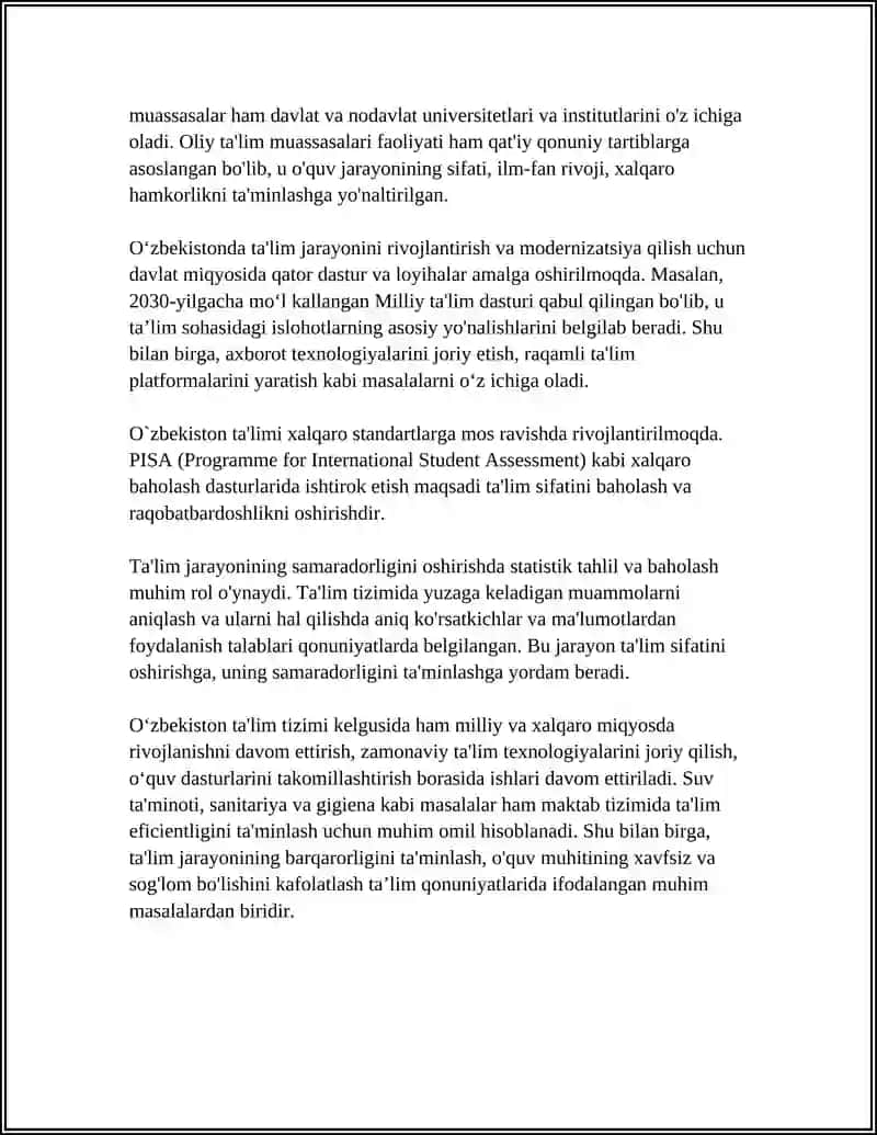 TA 'LIM QONUNI QONUNIYATI VA PRINSIPLARI TUSHUNCHASI 4