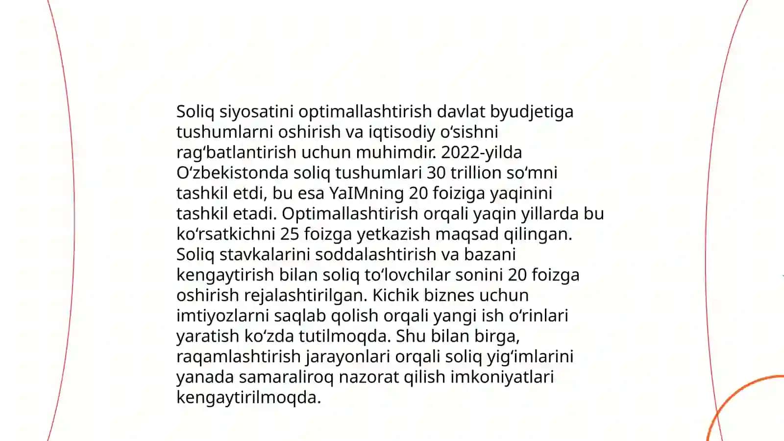 Õzbekiston respublikasi budjet tizimining isloh qilishning dolzarb muomilasi 4