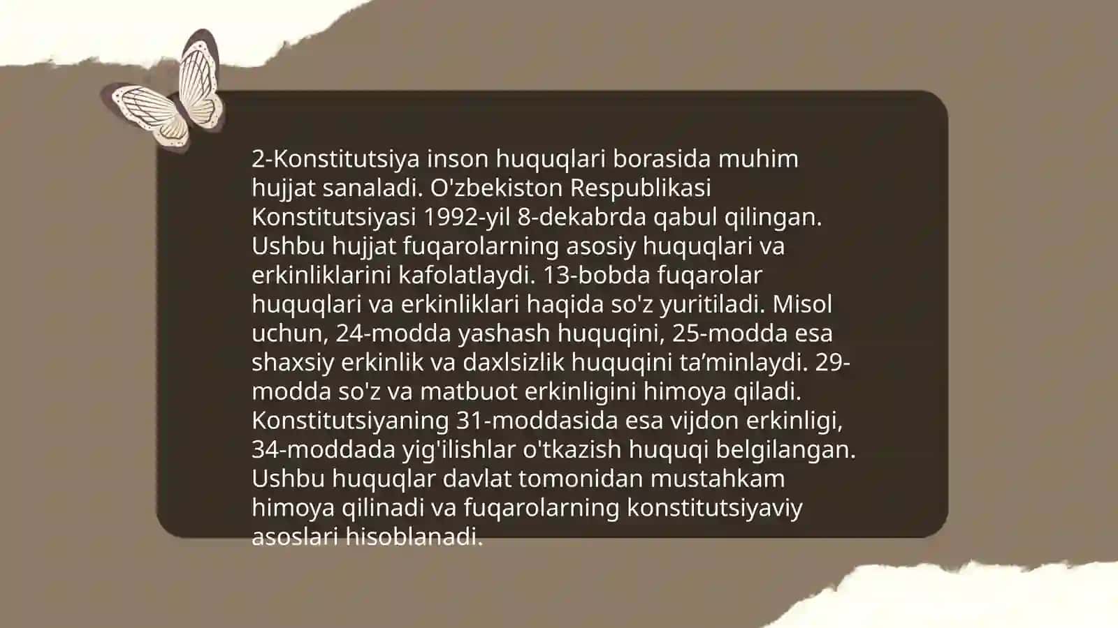 Yangi O'zbekistonda inson haq-huquqlari va erkinliklari kafolatining yaratilishi 4
