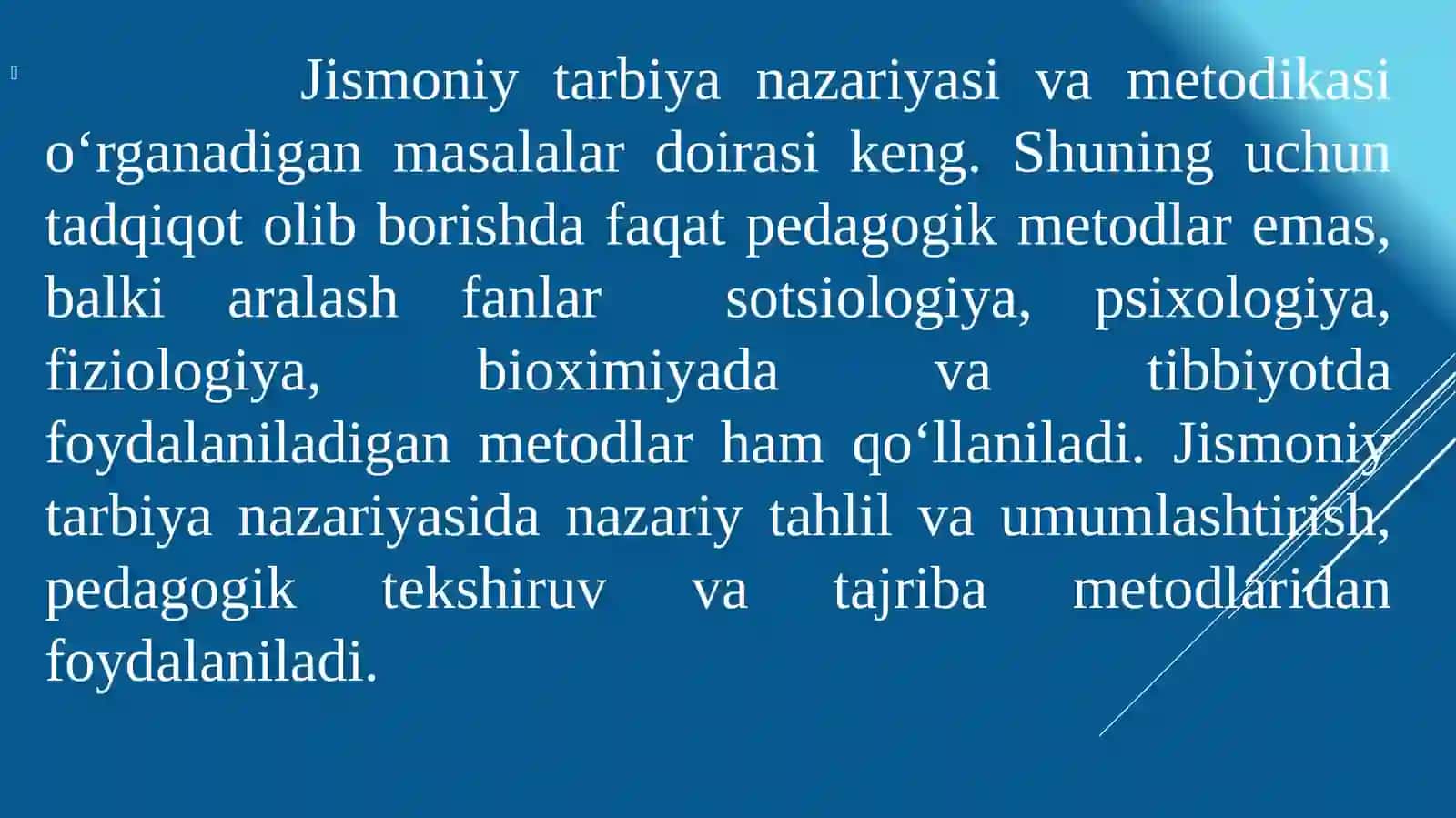 Bolalar jismoniy tarbiyasifanining tadqiqot metodlari 4