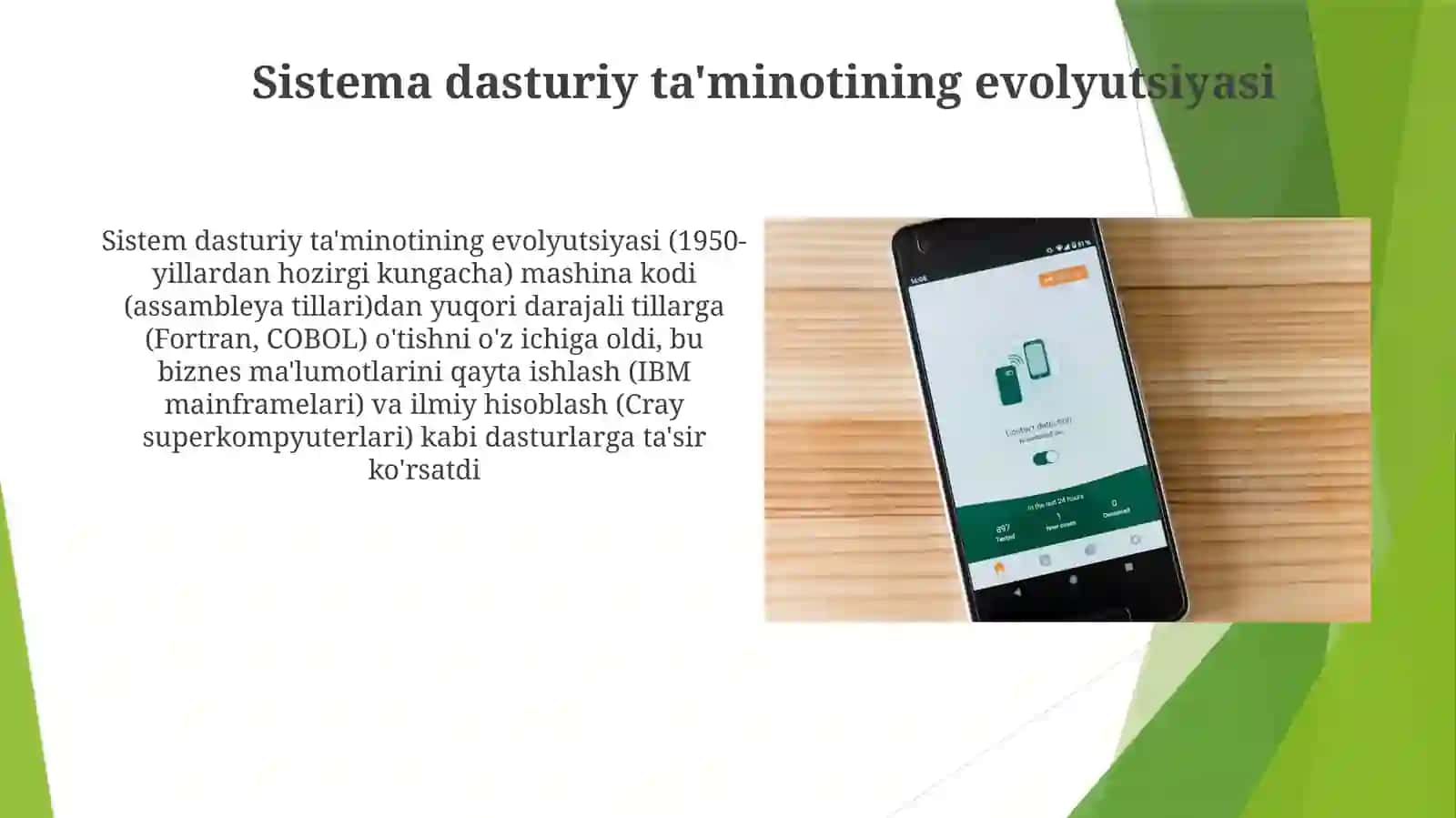 Dasturiy ta'minot, amaliy dasturlar va tizimli dasturlar 4