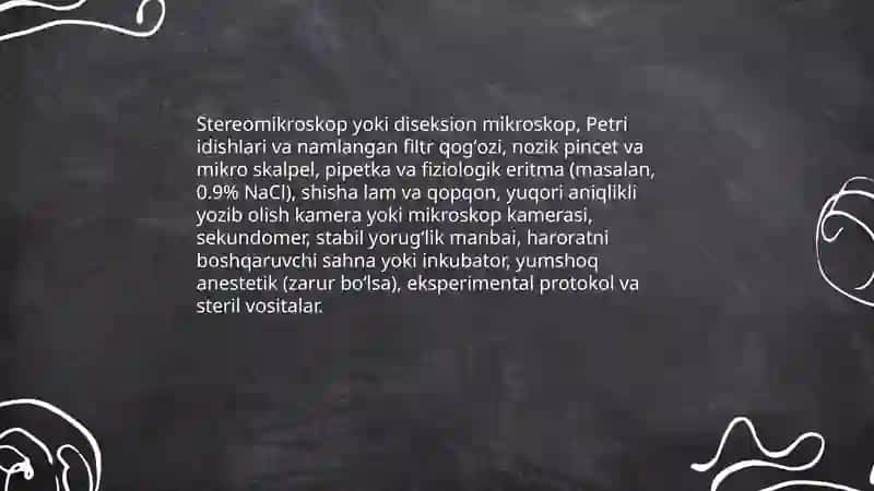 Yomgʻir chuvalchangning refleklesini kuzatish 4