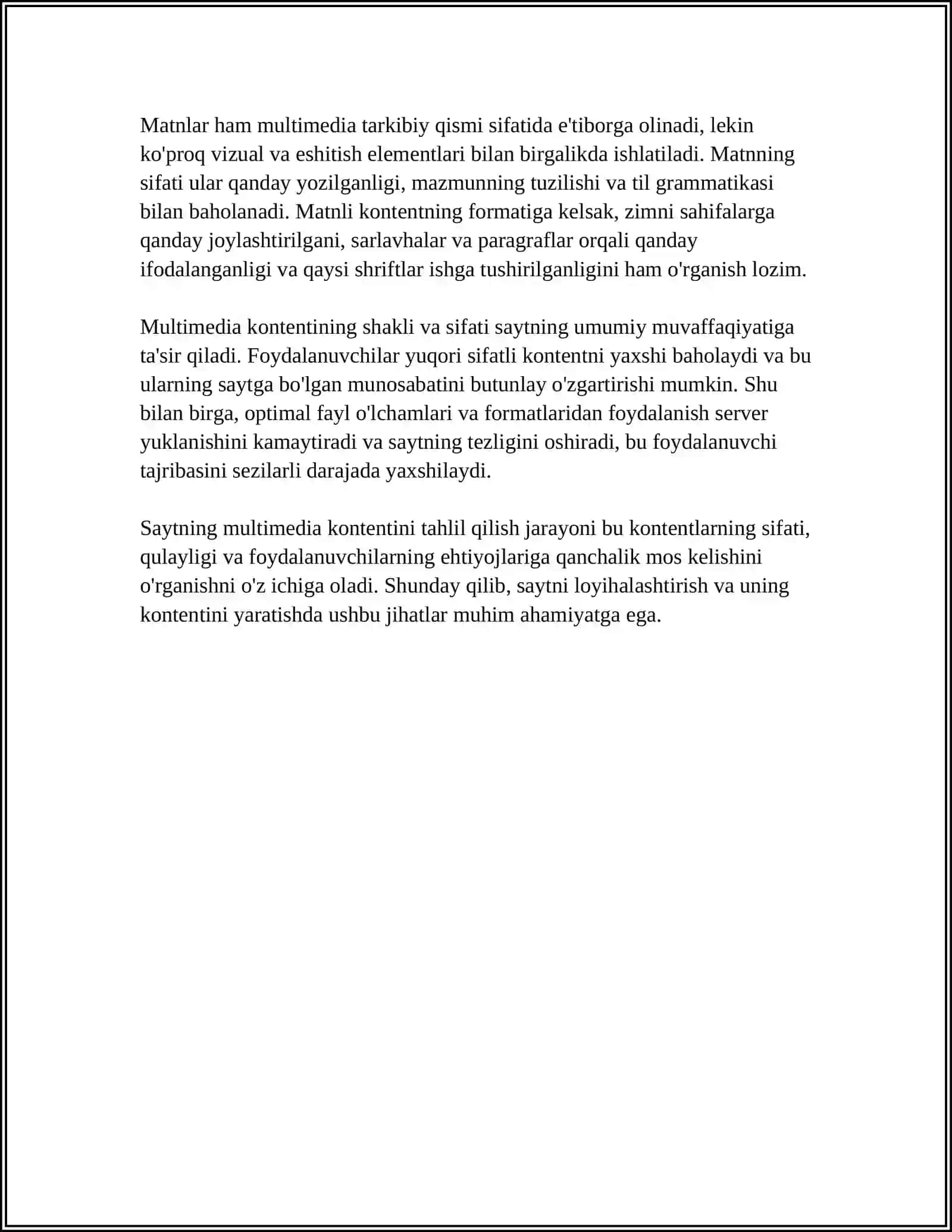 "AUDIOVIZUAL MEDIA SAYTLARI TAHLILI" 4