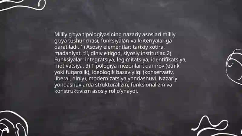 Milliy g’oya tipologiyasi 4