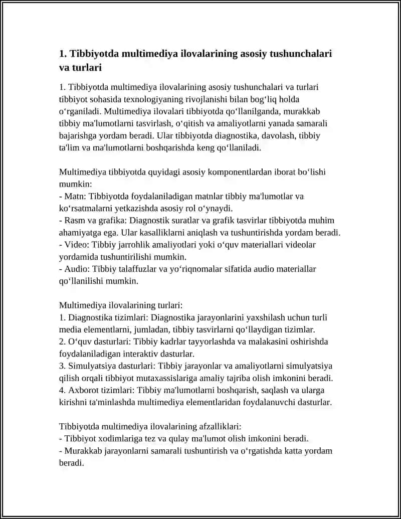 Tibbiyotda Multimediya Ilovalarini Yaratishda Dasturiy Vositalar 4