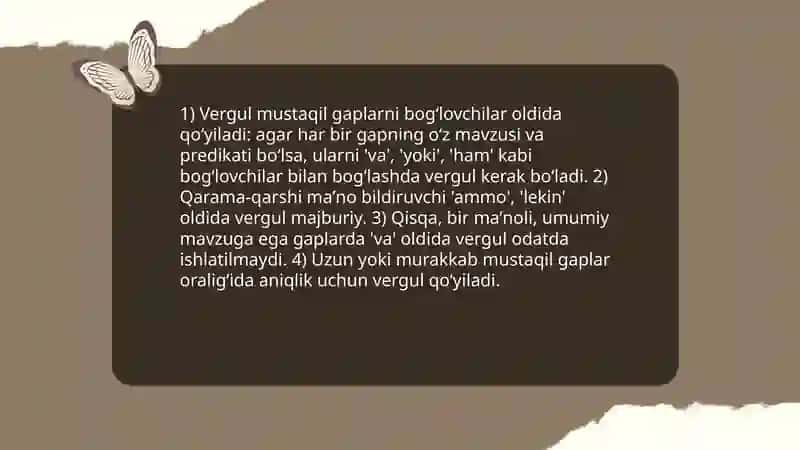 Ajratuvchi tinish belgilari 4