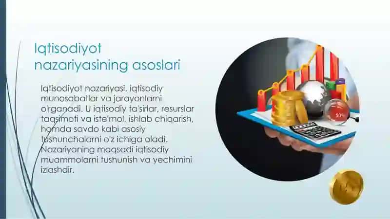 Iqtisodiyot nazariyasi fanining predmetlari va o'rganish usullari 4