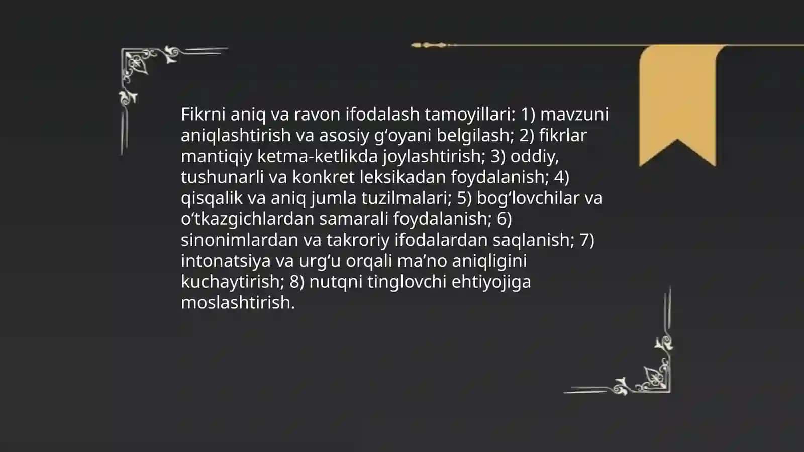 Og'zaki adabiy tilning o'qitish-uslubi 4