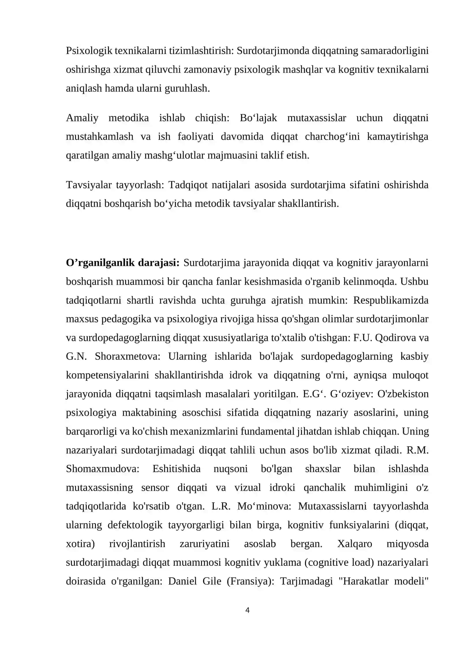 SURDOTARJIMONLIK FAOLIYATIDA DIQQATNING AHAMIYATI 4
