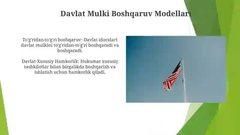 Xususiylashtirish va davlat mulki boshqarish siyosati 4