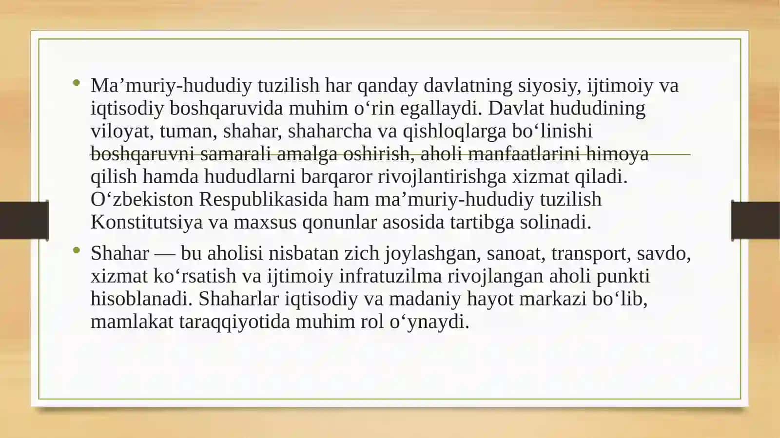 Konstitutsiyaviy huquq fanidan tayyorlagan taqdimot 4
