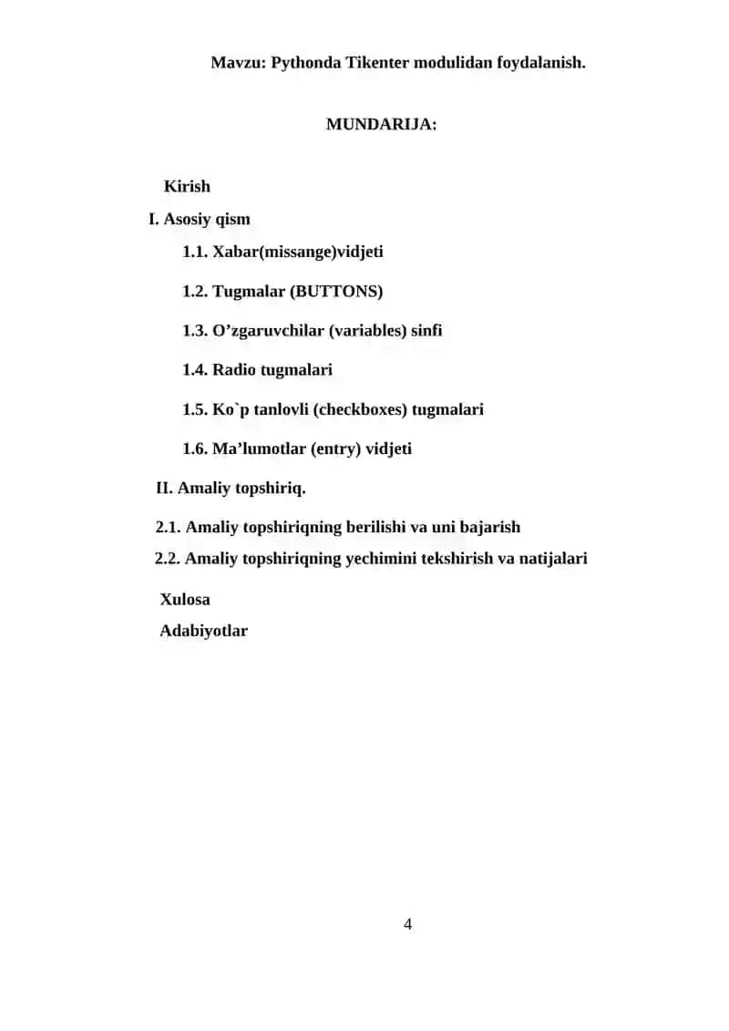 Pythonda Tikenter modulidan foydalanish 4