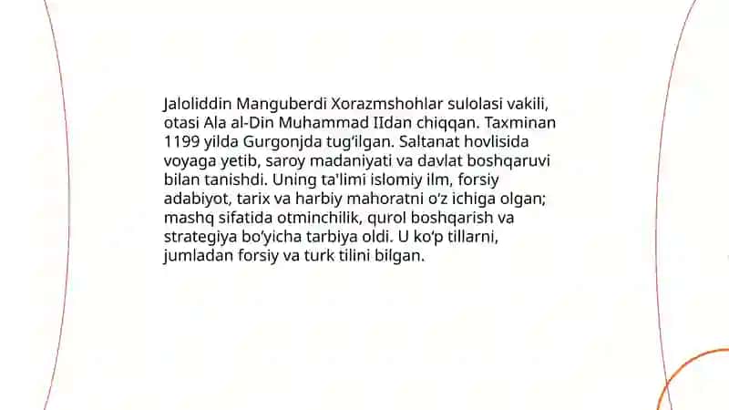 Jaloliddin Manguberdi- Vatan himoyachisi 4