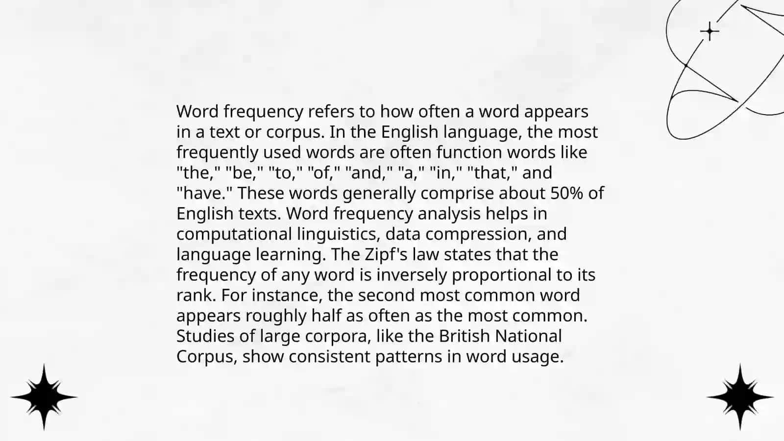 Lexical Distribution in the English Language 4