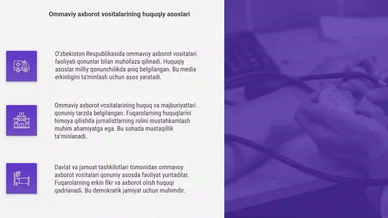 Oʻzbekiston Respublikasida ommaviy axborot vositalarning faoliyati 4