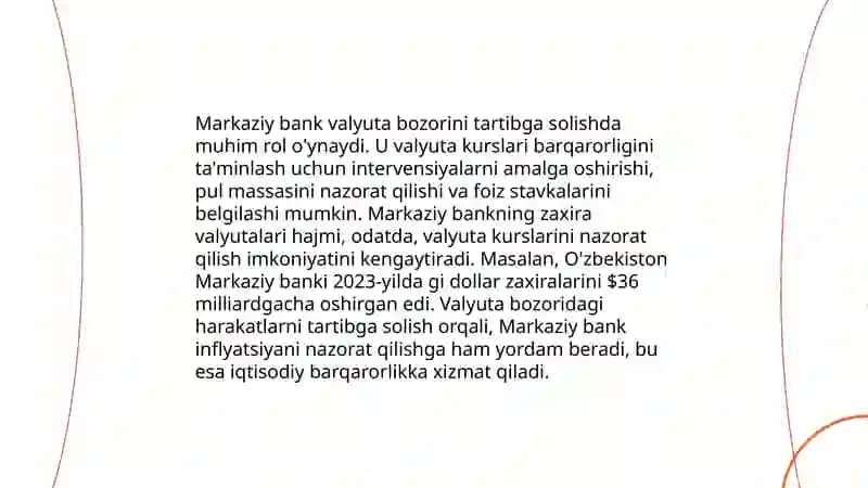 Valyuta bozorini davlat tomonidan tartibga solish 4