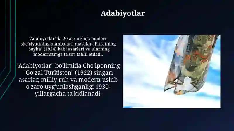 O‘zbek va jahon modernism she’riyati 4