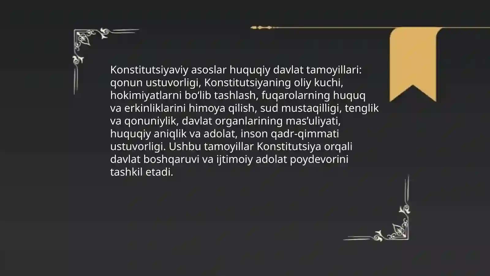 Konstitutsiya huquqiy davlat va baxtiyor jamiyat poydevori 4