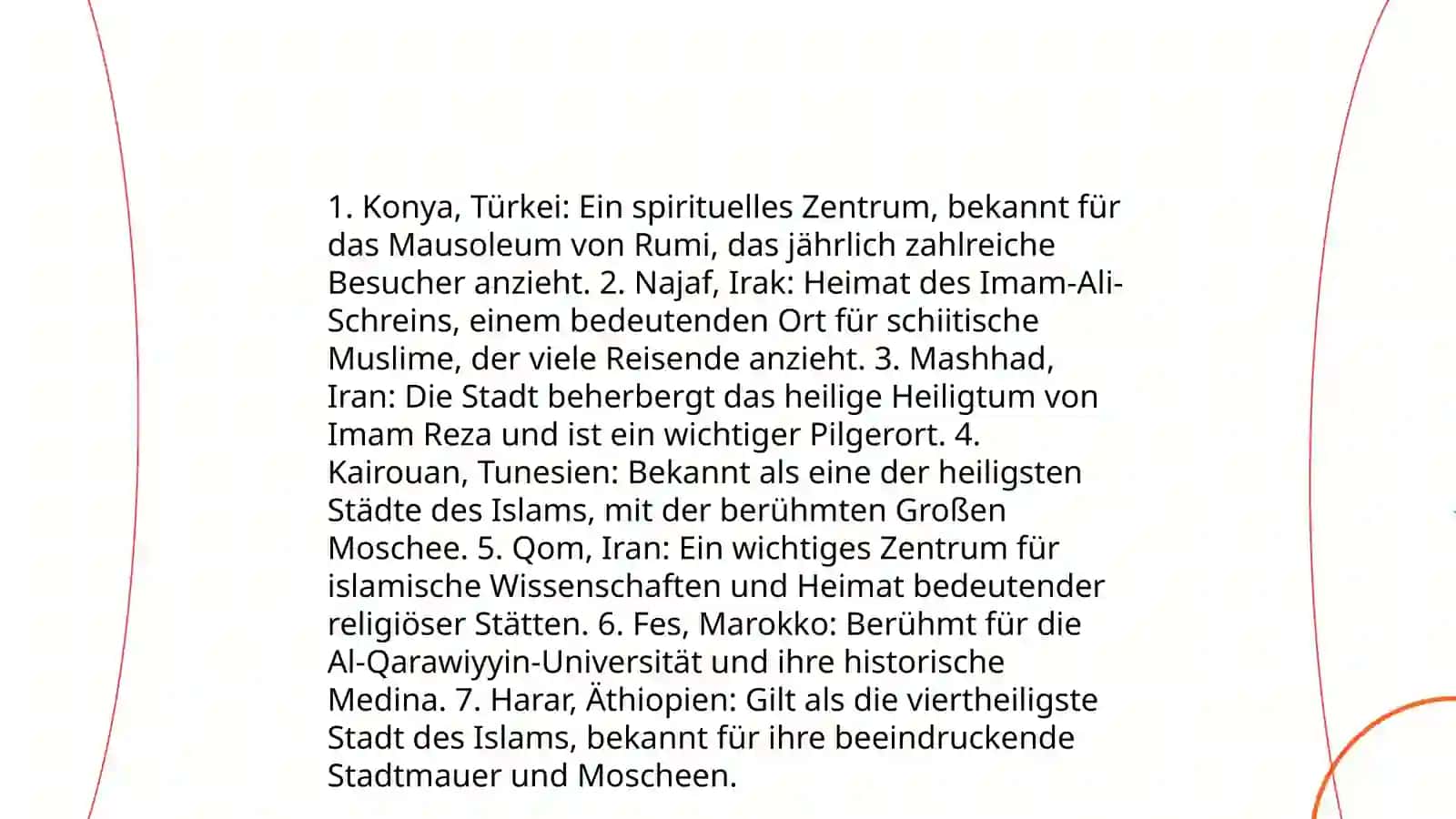 Gründe, nicht nach Medina zu reisen 4