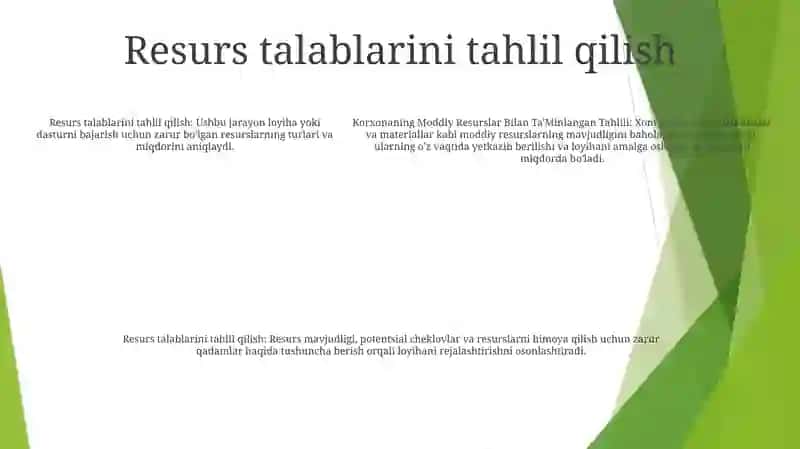 Korxonaning Moddiy Resurslar Bilan Ta’minlangan Tahlili 4