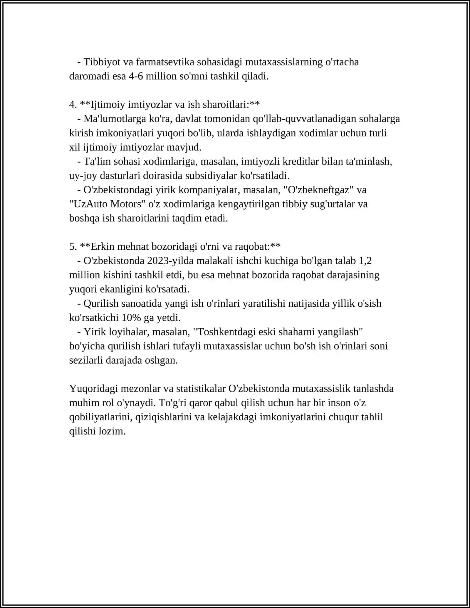 MUTAXASSISLIKKA OID BAHS TURLARI 4