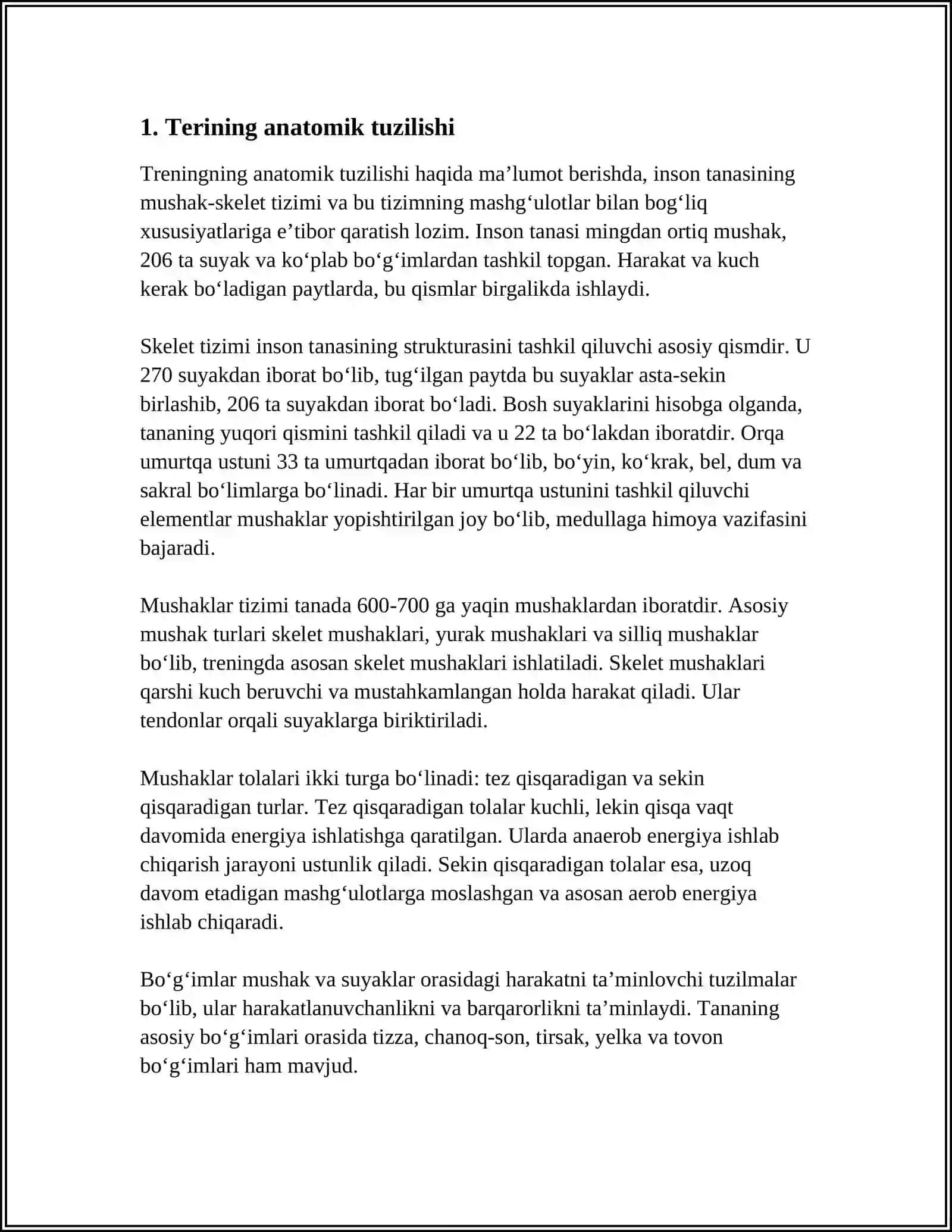 Terining anatomik tuzilishi 4