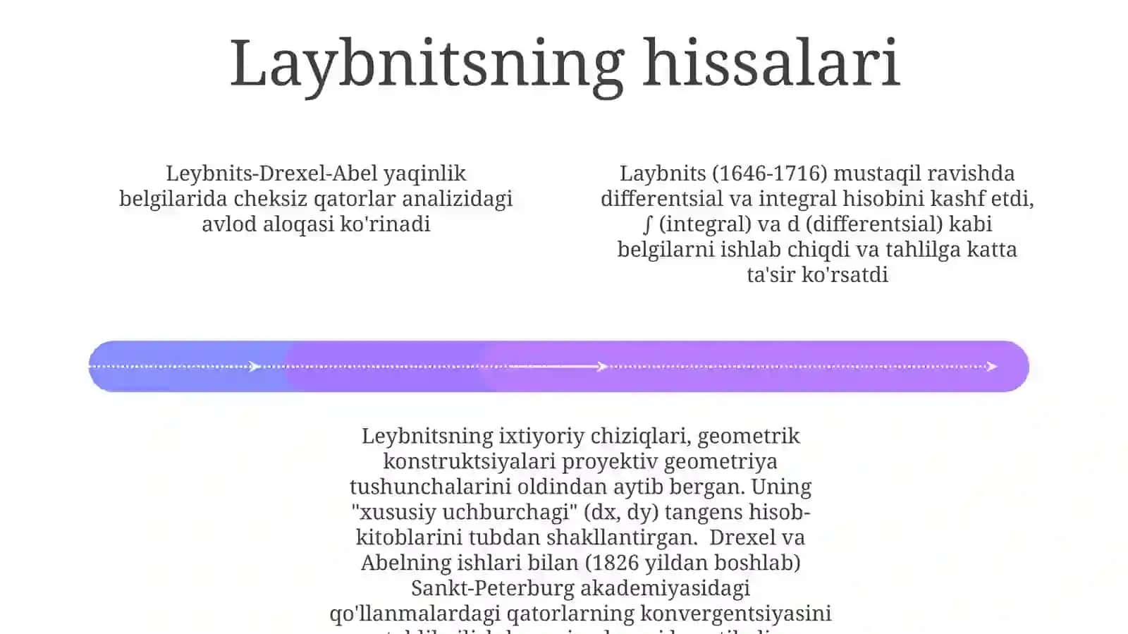 Ixtiyoriy hadli qatorlar va ular yaqinlashishning Leybinist Drexle Abel alomatlari 4
